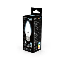 Светодиодная лампа Gauss Свеча 9,5W 950Lm 4100K E27 103102210 3