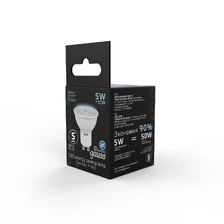 Светодиодная лампа Gauss Софит 5W 530Lm 4100K GU10 101506205 4