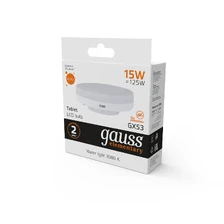 Светодиодная лампа Gauss ELEMENTARY 15W 1020Lm 3000K GX53 83815 4