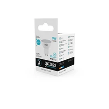 Светодиодная лампа Gauss Софит 9W 660Lm 4100K GU10 13629 4