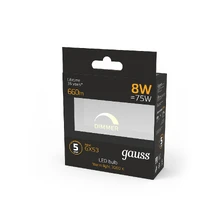 Светодиодная лампа Gauss 8W 660Lm 3000K GX53 108408108-D 4