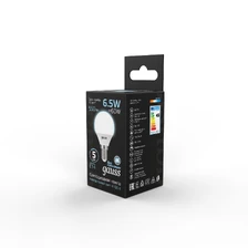 Светодиодная лампа Gauss Шар 6,5W 550Lm 4100K E14 105101207 3