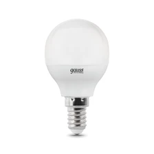 Светодиодная лампа Gauss Шар 10W 730Lm 4100K E14 53120 2