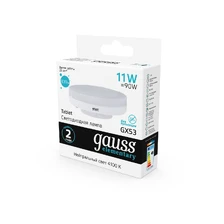 Светодиодная лампа Gauss 11W 830Lm 4100K GX53 83821 3