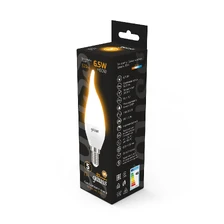 Светодиодная лампа Gauss Свеча 6,5W 520Lm 3000K E14 104101107 3