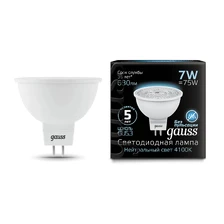 Светодиодная лампа Gauss Софит 7W 630Lm 4100K GU5.3 101505207 1
