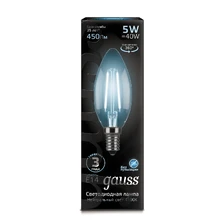 Светодиодная лампа Gauss Свеча 5W 450Lm 4100K E14 103801205 3