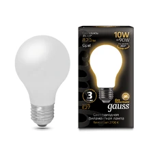 Светодиодная лампа Gauss A60 10W 820Lm 2700K E27 102202110 1
