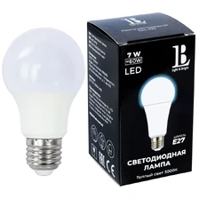 Светодиодная лампа L&B A60 7W 600Lm 3000K E27 E27-7W-3000K-A60 1