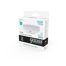 Светодиодная лампа Gauss ELEMENTARY 15W 1080Lm 4100K GX53 83825 3