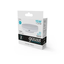 Светодиодная лампа Gauss ELEMENTARY 15W 1080Lm 4100K GX53 83825 4