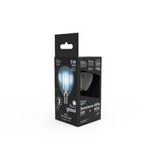Светодиодная филаментная лампа Gauss Шар 5W 450Lm 4100K E14 105801205 4