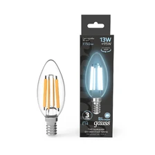 Светодиодная лампа Gauss Свеча 13W 1150Lm 4100K E14 103801213 1