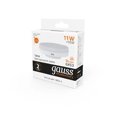 Светодиодная лампа Gauss ELEMENTARY 11W 810Lm 3000K GX53 83811 3