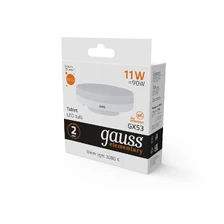 Светодиодная лампа Gauss ELEMENTARY 11W 810Lm 3000K GX53 83811 4